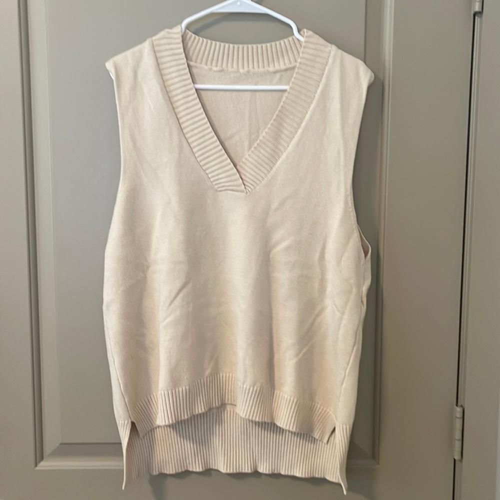 Cotton V Neck Vest